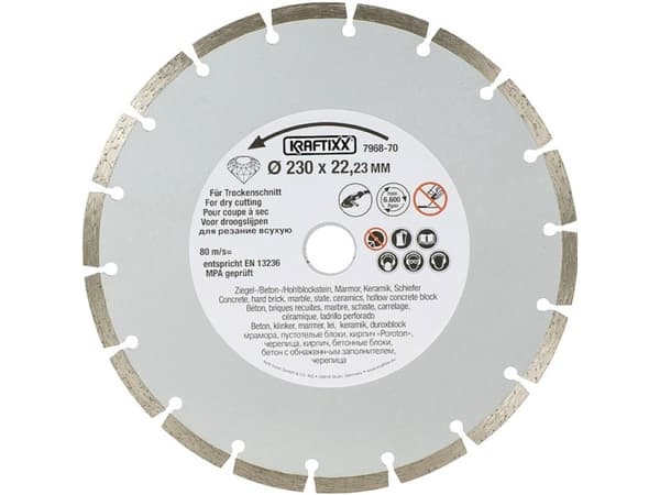kwb 796870, Klippskiva, Varje varumärke, 650 g, 265 mm, 235 mm, 10 mm