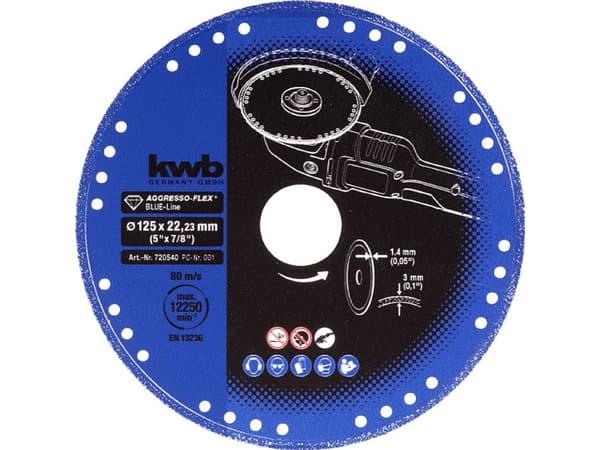 kwb 720540 Diamantskiva Diameter 125 mm 1 st
