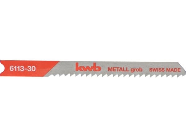 kwb 611330, Figursågblad, Metall, Snabbstål (HSS), Rostfritt stål, 5 cm, 2 mm