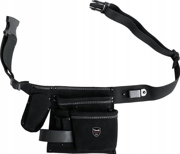 kwb 906610 Werkzeug-Guerteltasche unbestückt, Verktøysbelte, Sort, Lær, Nylon, 6 lommer, 7,5 cm, 13,5 cm