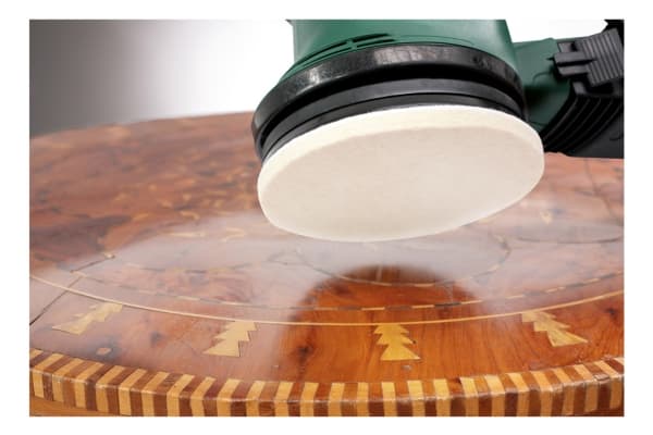 kwb 486000, Poleringsskive, 12,5 cm, Hvit