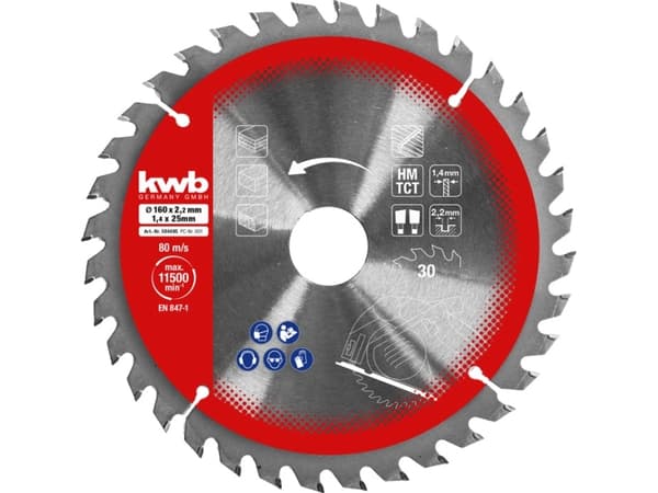 kwb 589395, Lastulevy, Kovapuu, Muovi, Vaneri, Havupuu, 25 cm, 2,5 cm, 3 kpl, Saksa