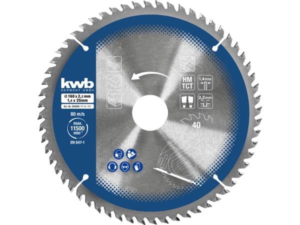kwb 589395, Lastulevy, Kovapuu, Muovi, Vaneri, Havupuu, 25 cm, 2,5 cm, 3 kpl, Saksa