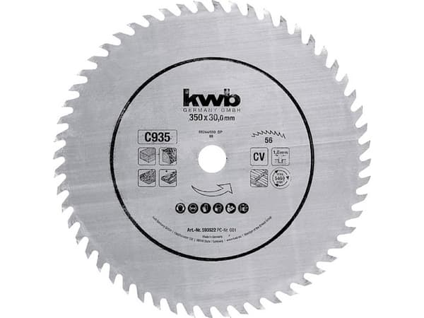kwb 593522 Rundsavblad 350 x 30 mm 1 stk