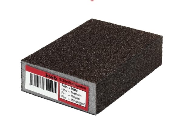 kwb 089121, Slipsvamp, Mellan-/finkornig, Aluminiumoxid, Skum, Slutbehandling, Metall, Trä