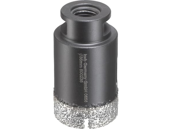 kwb 500235, Single/enkelt, Drill, Lightweight concrete, Marmor, Stein, Flis, Naturstein, Keramisk, Hard keramikk, Chemical..., Sort, 4,5 cm, 3,5 cm