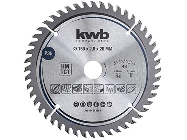 kwb ?583568, 15 cm, Tungsten Carbide Tipped (TCT), 292 g, 1 styck