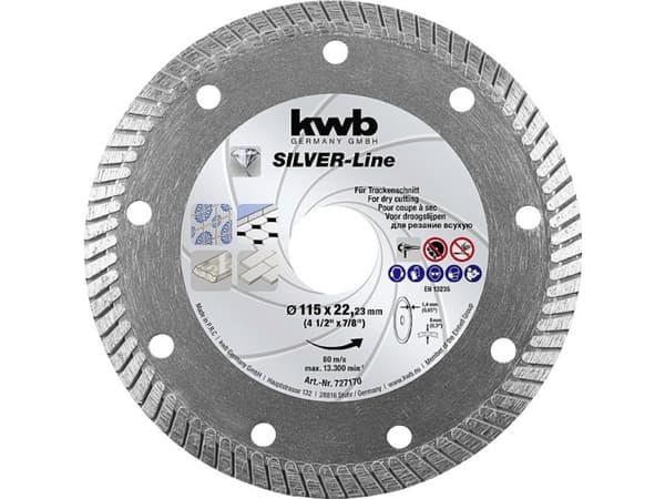kwb 727170 Timanttinen leikkuukiekko Halkaisija 115 mm 1 kpl