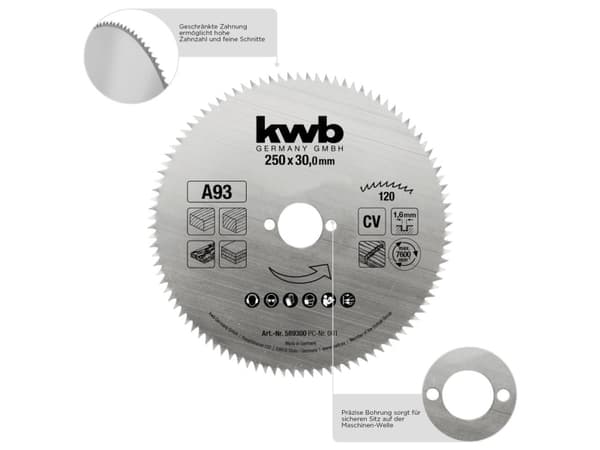 kwb 584511 Rundsavblad 1 stk