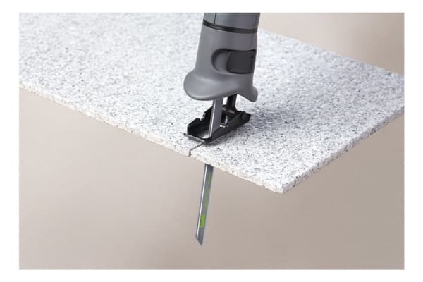kwb 578300, Stikksagblad, Cement-bundet fiber panel, Fiberglass, Glass, Hard keramikk, Marmor, Soft Keramiske veggflis, Flis, Sort, 20 cm
