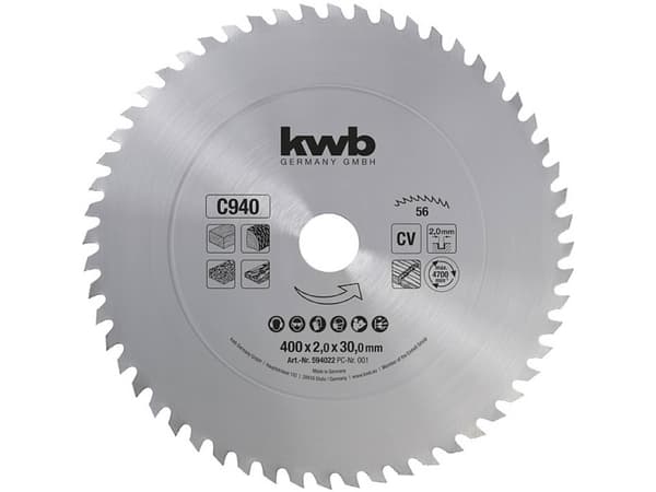 kwb 594022, vaneri, Pehmeä puu, Polttopuut, Paneeli, 40 cm, 3 cm, Kromivanadiini-teräs, 2 mm, 1 kpl