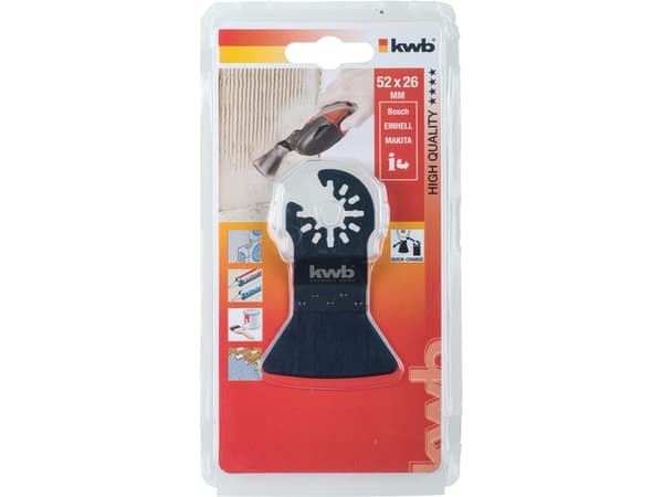 kwb 709640, Spatel, Glassfiber, Fliser, Tre, 52 mm, 26 mm, 1 stk, Blister