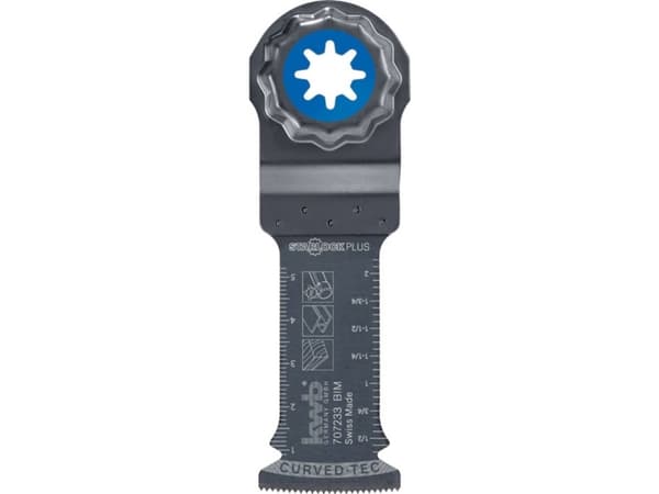 kwb 707233, Sågblad, Glasfiberförstärkt plast, Hårt träslag, Laminat, Parkett, Pipa, Plast, Metallplåt (tunn),..., Bimetall, 6 cm, 32 mm, 1 styck