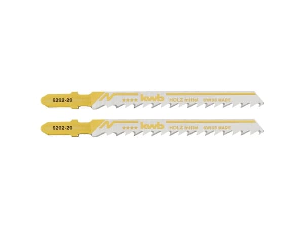 kwb 620220, Figursågblad, Spånskiva, Glasfiberförstärkt plast, Hårt träslag, Laminat, Plast, Trä, Bimetall, Rostfritt stål, 7,5 cm, 4 mm