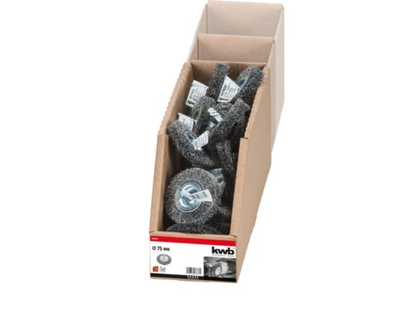 kwb 607833, Stålbørste, 6 mm, 7,5 cm, 0,3 mm, Metall, Stein, Metall