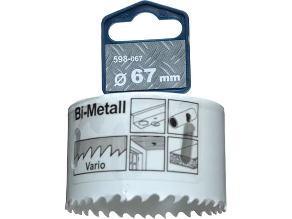 kwb 598067, Single, Borr, Gjuten aluminium, Koppar, Gipsskivor, Plast, Stål, Trä, Vit, Bimetall, Snabbstål (HSS), Kobalt-legerat höghastighetsstål (H