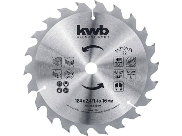 kwb 586159 Rundsavblad 1 stk