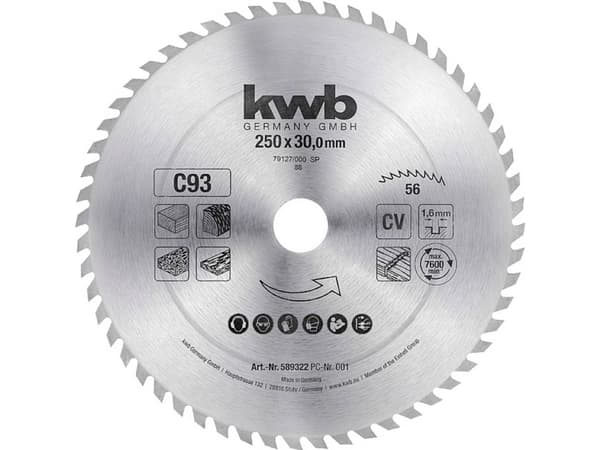 kwb 589322 Rundsavblad 1 stk