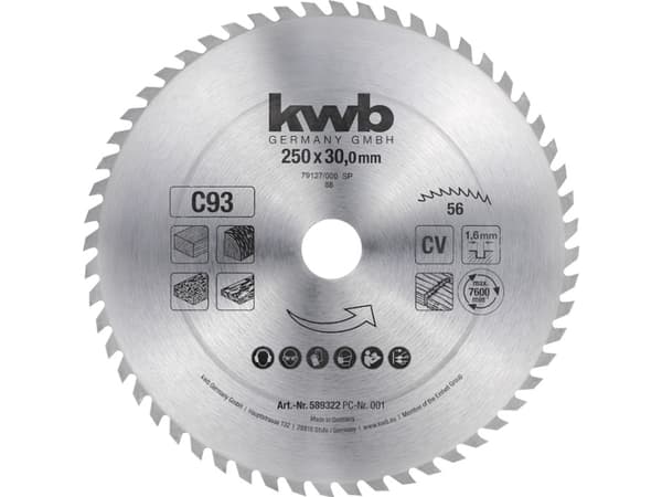 kwb 589322 Rundsavblad 1 stk