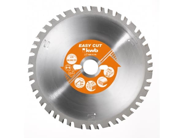 kwb 589333, Gjuten aluminium, Spånskiva, Hårt träslag, Icke-järnmetaller, Plast, Metallplåt, 25 cm, 1 styck