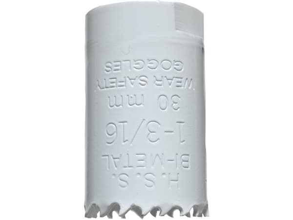 kwb 598030, Single/enkelt, Drill, Aluminium, Kopper, Gipsplater, Plast, Stål, Tre, Hvit, Bimetall, Høy-Hastighets Stål (HHS), Cobalt Alloy High-Speed