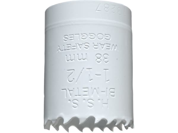 kwb 598038, Single/enkelt, Drill, Aluminium, Kopper, Gipsplater, Plast, Stål, Tre, Hvit, Bimetall, Høy-Hastighets Stål (HHS), Cobalt Alloy High-Speed