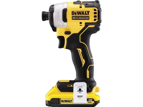 DeWALT DCF809D2T-QW - Stötdrivare - sladdlös - 300 W - 1/4-tums hexuttag - 190 N·m - 2 batterier - 18 V