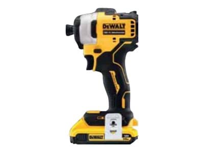 DeWALT DCF809D2T-QW - Stötdrivare - sladdlös - 300 W - 1/4-tums hexuttag - 190 N·m - 2 batterier - 18 V