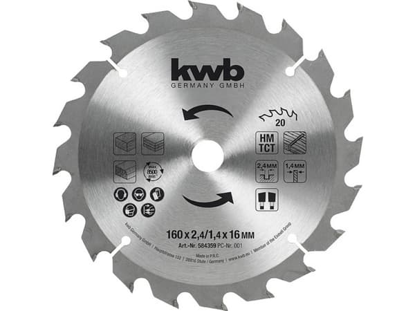 kwb 584359 Rundsavblad 1 stk