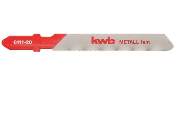 kwb 611120, Figursågblad, Metallplåt, Snabbstål (HSS), Orange, Rostfritt stål, 0,7 mm, 7,6 cm