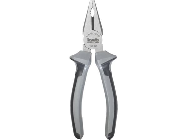 kwb 386220, Stansningstång, Kolstål, Svart, Grå, 160 mm