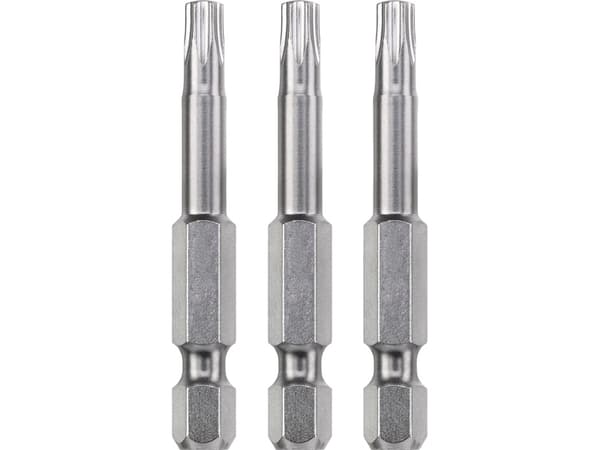 kwb 121340, 3 kpl, Torx, T40, Terästä, 50 mm, 25,4 / 4 mm (1 / 4")