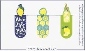 Cass film Magnetic Bookmarks - Lemons CASS FILM