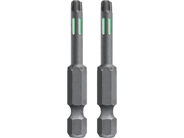 kwb 122340, 2 styck, Torx, T40, Stål, 50 mm, 25,4 / 4 mm (1 / 4")