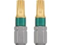 Miniatyrbild 2 av 2: kwb 124210, 2 styck, Torx, T10, Rostfritt stål, 25 mm, 25,4 / 4 mm (1 / 4")