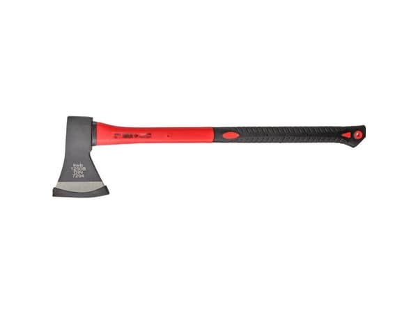 kwb 453322, Enkel øks, Øks for kutting, Fiberglass, 1 stykker, Sort, Rustfritt stål