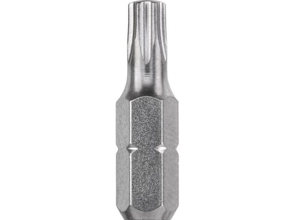 kwb 121250, 10 styck, Torx, T10, Stål, 25 mm, 25,4 / 4 mm (1 / 4")