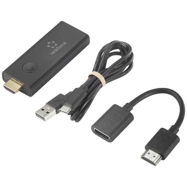 Renkforce RF-SSD-300 HDMI Trådlös HDMI-överföring (mottagare) 20 m
