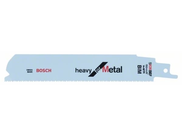Bosch 2 608 657 394, Sabelsagblad, Rør, Profil, Blad metall (medium tykk), Blad metall (tykk), Bimetall, 14+18, 1,4 mm, 1,8 mm