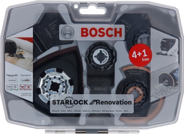 Bosch Starlock - Tillbehörssats för multiverktyg - 13 delar