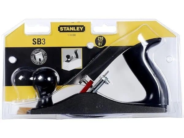 Stanley 1-12-033, Blockhyvel, Kolstål, Strykjärn, Polypropylen (PP), Svart, Rostfritt stål, 4,4 cm, 240 mm, 8,3 cm