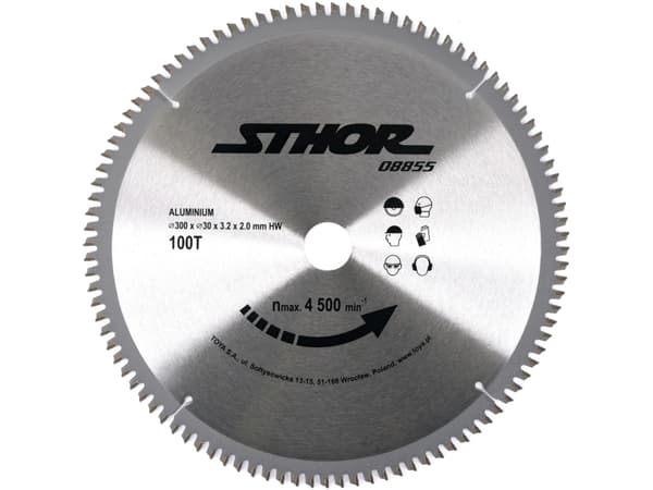 STHOR 300x30mm 100-TEET ALUMIINIA Kohdistustyökaluja