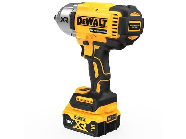 DeWALT DCF900P2T-QW, Mutterdragare, Borstlös, Svart, Gul, 1/2", 1898 nm, Batteri