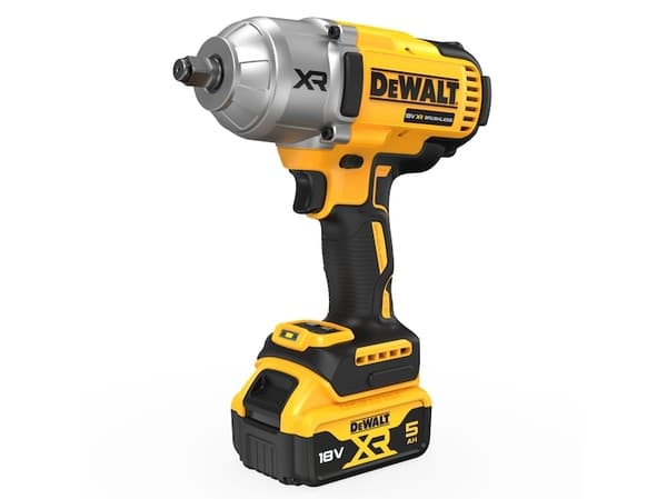 DeWALT DCF900P2T-QW, Mutterdragare, Borstlös, Svart, Gul, 1/2", 1898 nm, Batteri