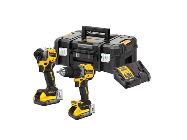 DEWALT. COMBO 18V WKĘTARKA UDAROWA DCD805 + ZAKRĘTARKA DCF850 2x5,0Ah POWERSTACK DCK2050H2T