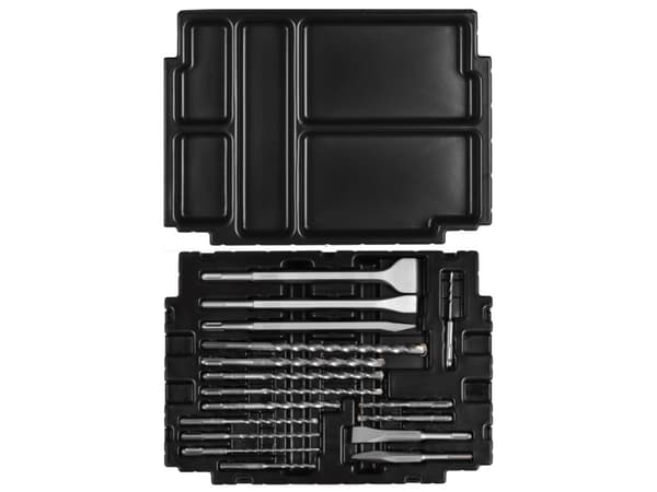 MAKITA SDS DRILL BIT SET + CHISINGS 17 PCS IN MAKPAC CASE