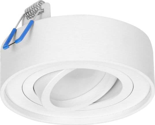 Orno SORMUS R dekorativ ramme av punktfeste, MR16/GU10 max 50W, justerbar, sirkel, hvit OR-OD-6169/W