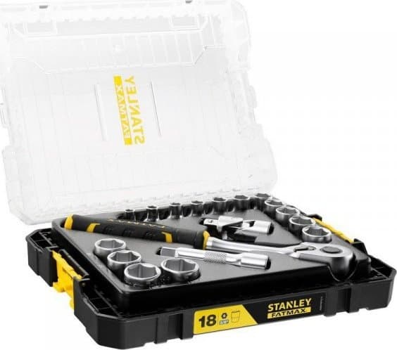Stanley FATMAX FMMT98102-0, Sort, Metallisk, Gult, 18 verktøy