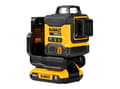 Pikkukuva 1 / 5: DeWALT DCLE34031D1-QW, 40 m, 3 mm/m, 360°, 360°, Linjalaser, Musta, Keltainen