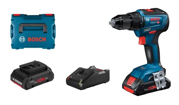 Bosch GSR 18V-55 Professional - bore-/skruetrækker - ledningsfri - 2 hastigheder 13 mm - 28 N m - 2 batterier - 18 V
